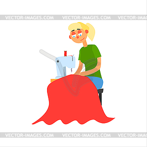 Profession Seamstress - vector image