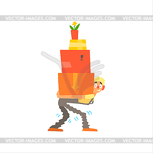 Profession Loader - vector clipart