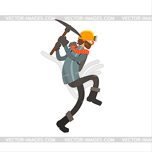 Профессия шахтера - векторное изображение