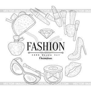 Fashion Vintage Sketch - vector image