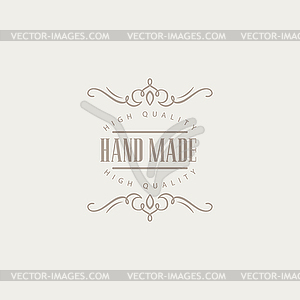 Vintage Design Trademark - vector image