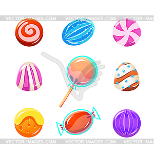 Different Candy Collection - vector clip art