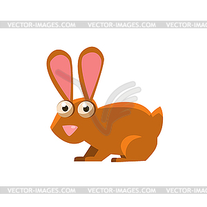 Hare Упрощенное Cute - клипарт в векторном виде