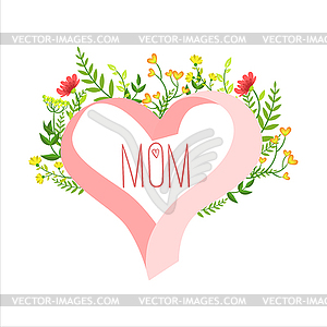 День матери Коллекция поздравительные открытки - векторное изображение