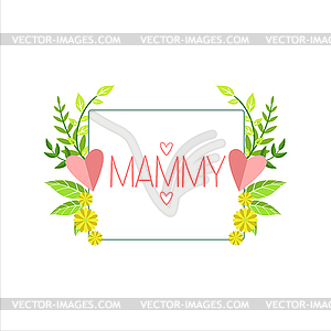 День матери Коллекция поздравительные открытки - клипарт в векторе / векторное изображение