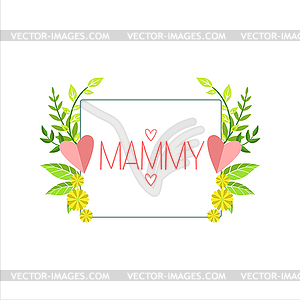 Mothers Day Greeting Cards Collection - vector clipart