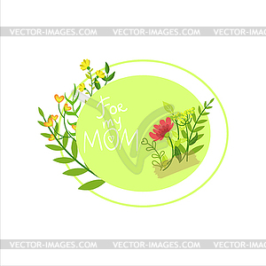 Mothers Day Greeting Cards Collection - vector image