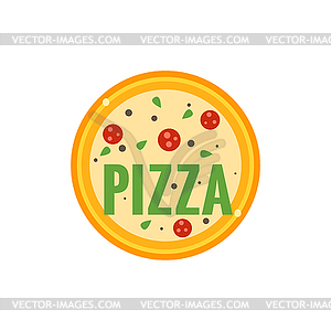 Pizza Restaurant Logo - vector image