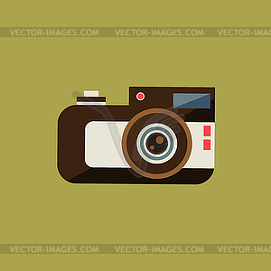 Vintage Film Camera - vector clip art