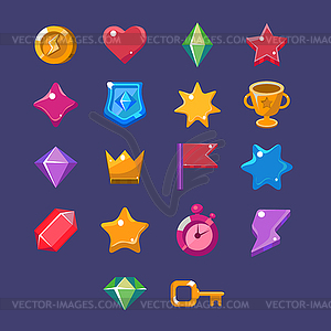 Flash Game Resources Set - vector clipart / vector image