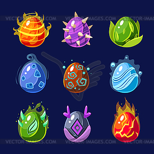 Flash Game Power Elements Set - vector clip art