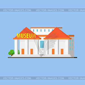 Public City Museum - vector image