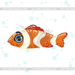 Coral Fish Drawing - vector image