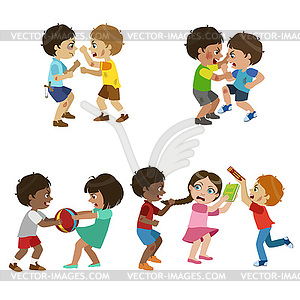 Kids Bullies - vector image