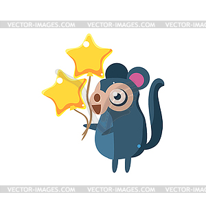 Monkey Party Animal Icon - vector clipart / vector image