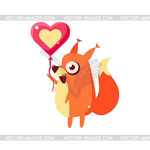 Squirrel Party Animal Icon - vector image