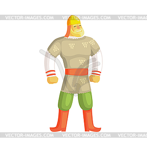 Russian Fairy Tale Hero - vector clipart