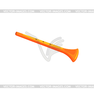 Russian Pipe Musical Instrument - vector clipart