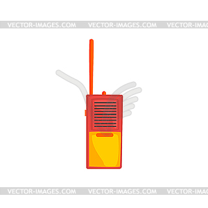 Orange And Red Walkie-Talkie - vector image