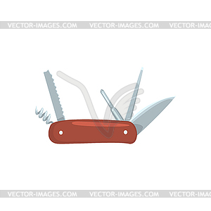 Multi Tool Swiss Knife - royalty-free vector clipart