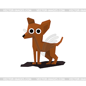 Чихуахуа Миниатюрная собака - векторное изображение EPS