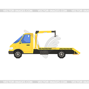 Small Evacuation Truck - vector clipart