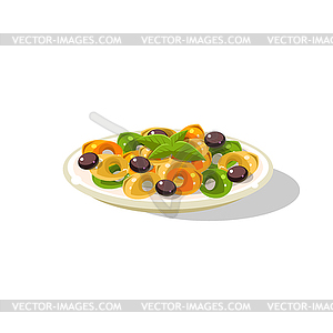 Traditional Italian Ravioli - vector clipart / vector image