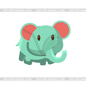 Игрушка Blue Elephant - иллюстрация в векторе