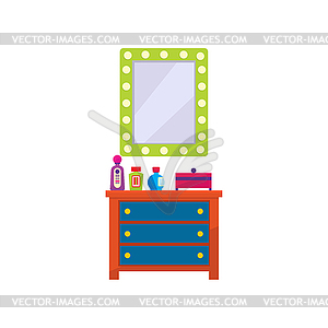 Dressing Room Furniture - vector EPS clipart