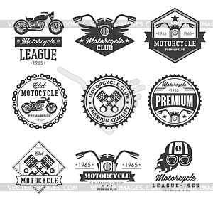 Badges Motorcycle Collections - vector clipart