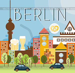 Berlin Landscape - vector clip art
