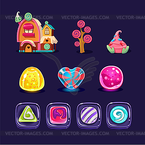 Candies set - vector clipart