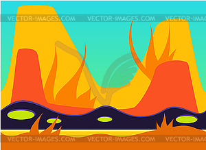 Game Background Set - vector clip art
