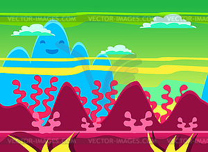 Game Background Set - vector clip art