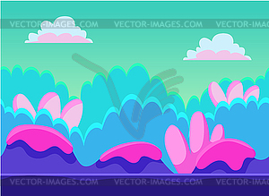 Game Background Set - vector clipart