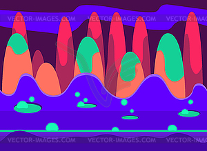 Game Background Set - vector clipart