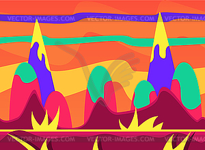 Game Background Set - vector image