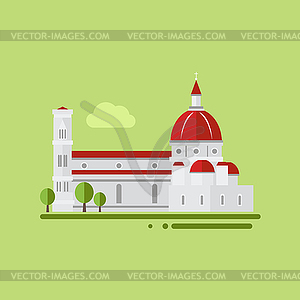 St. Peter Cathedral - vector clipart