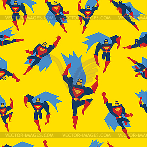 Superman Seamless Pattern - vector clipart / vector image