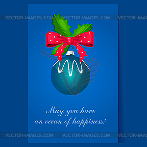 Christmas Tree Decorations. Bright - royalty-free vector clipart