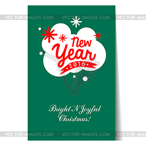 Banner, Christmas card templates, Posters - vector image