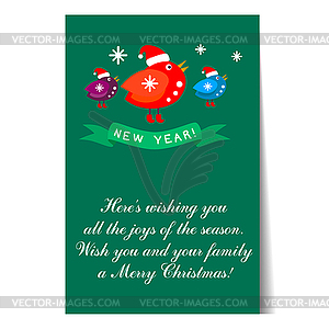 Banner, Christmas card templates, Posters - vector clip art