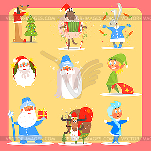 Christmas Icon Set. Collection - vector clip art