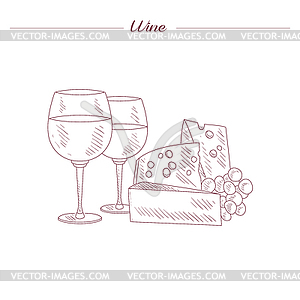 Cheese Sketch Style Vector Illustration Old Stock Vector (Royalty Free)  378450142 | Shutterstock