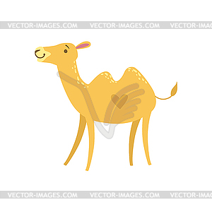 Camel Stylized Childish Drawing - vector clip art