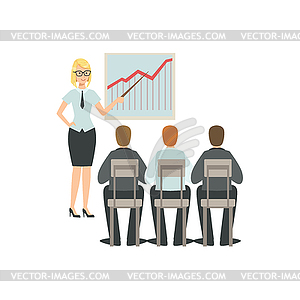 Manager Sharng Experience Teamwork - vector image