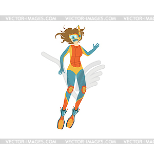 Female Freediver Underwater With Fins And Snorkel - royalty-free vector image