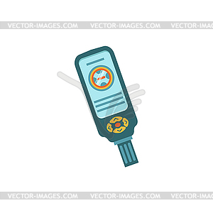 Digital Console For Scuba Diving Gauges - vector clip art