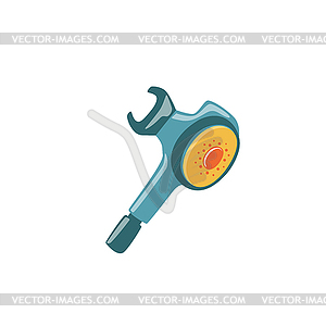 Regulator Second Stage With Mouthpiece - vector clipart