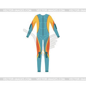 Full Body Neoprene Diving Suit Without Hood - vector clipart